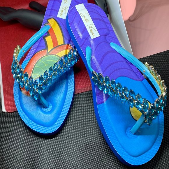 Santa filomena flip flops clearance